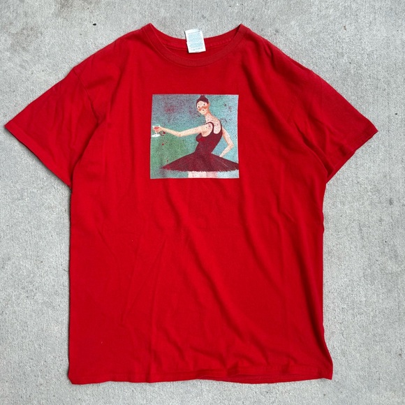 Kanye West My Beautiful Dark Twisted Fantasy Red Men’s Rap Tee M 20x27 - Picture 1 of 4